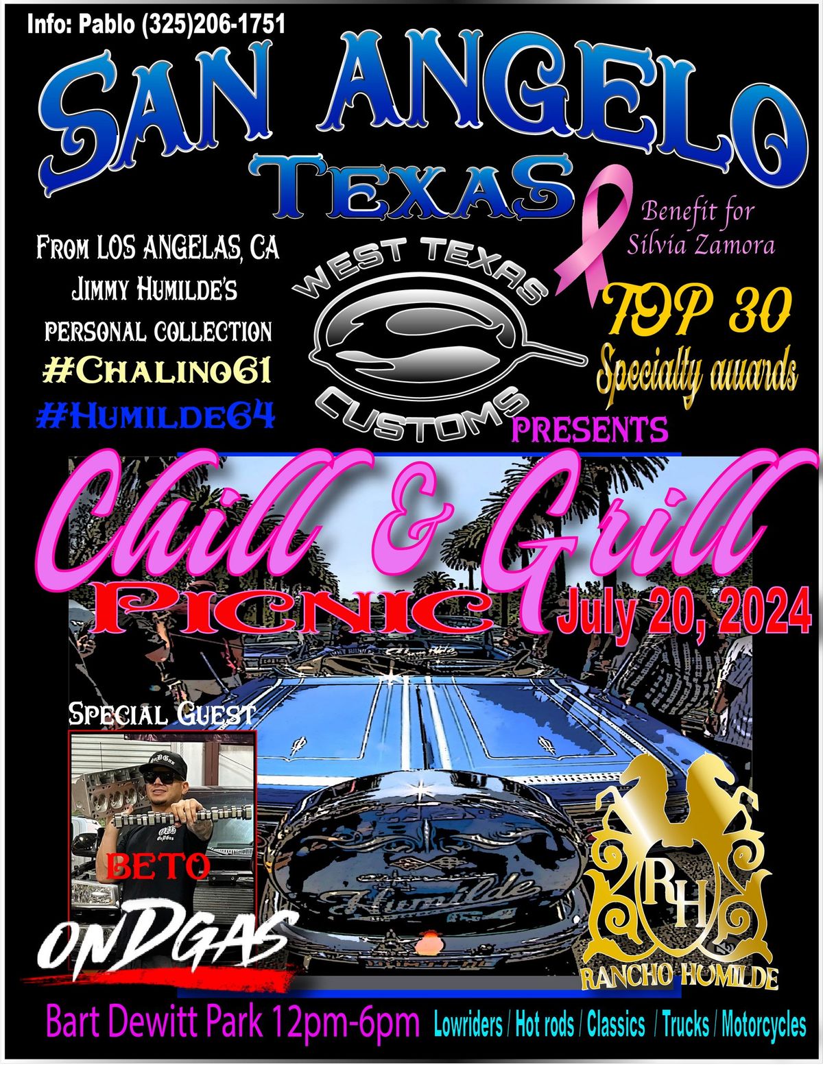 West Texas Customs Grill & Chill Benefit Picnic