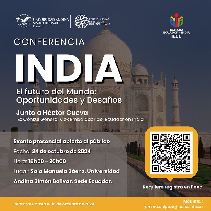 Conferencia \u201cIndia, el futuro del mundo: oportunidades y desaf\u00edos\u201d