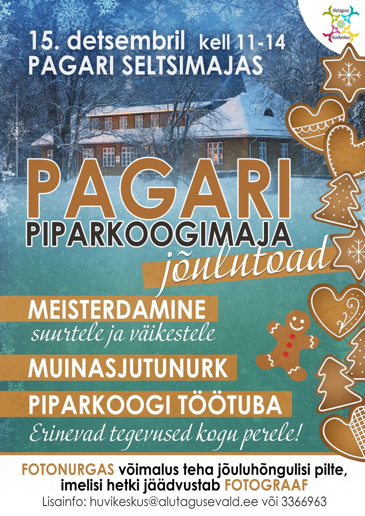 Pagari piparkoogimaja j\u00f5ulutoad