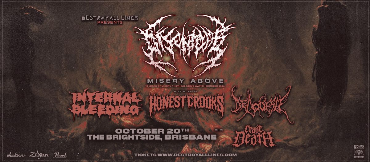 Disentomb  | Brisbane | Misery Above Tour October 2024 | with Internal Bleeding & more! 