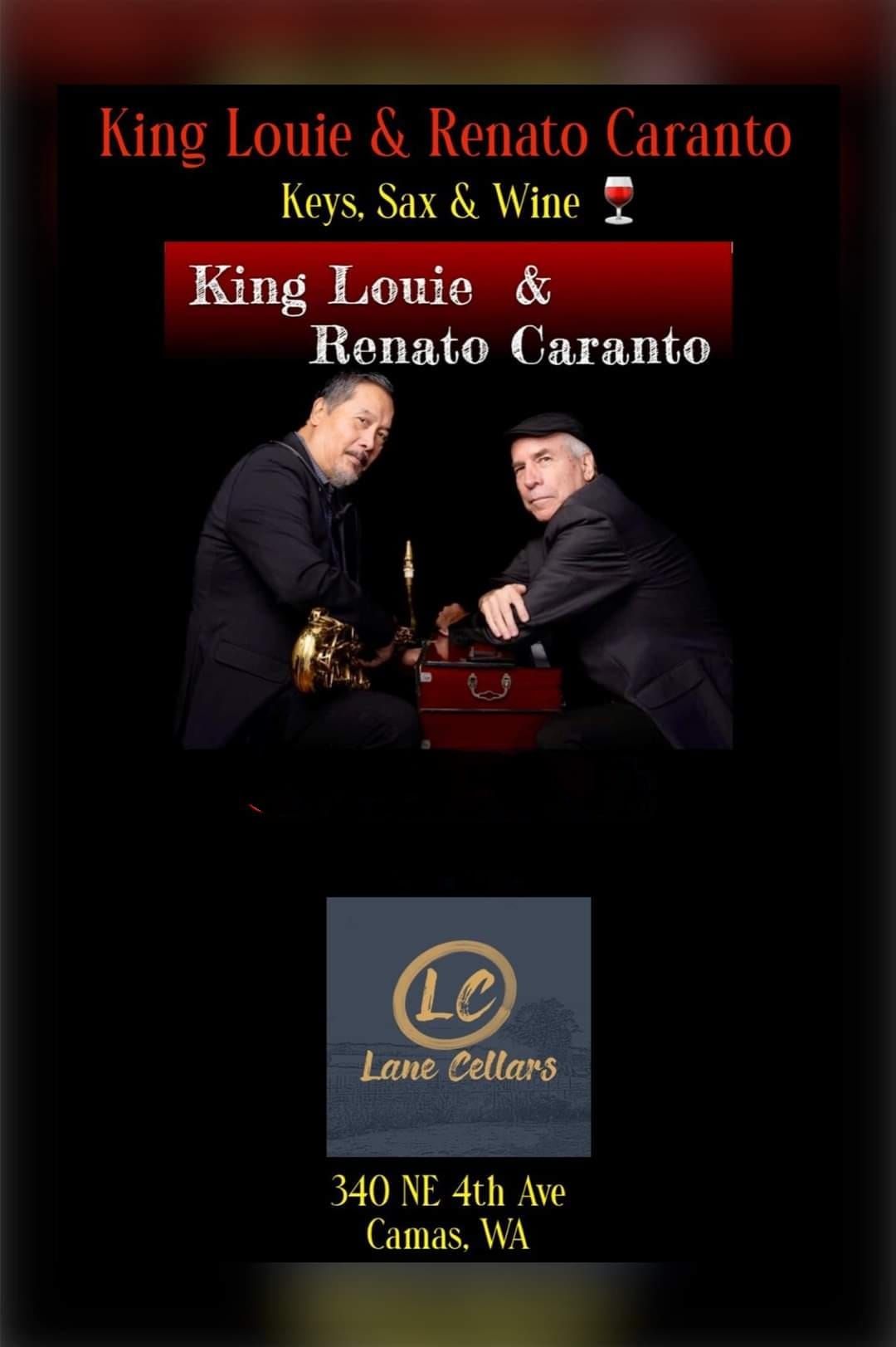 King Louie Pain & Renato Caranto at Lane Cellars