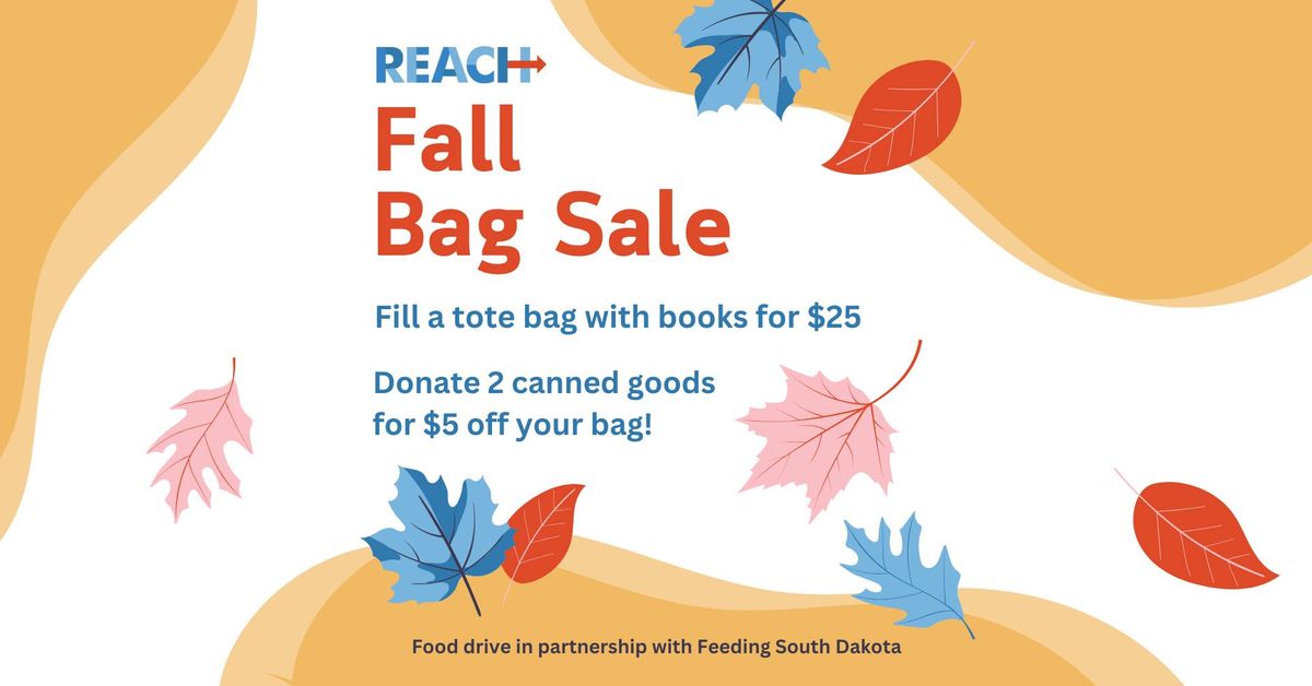 Reach Literacy Fall Bag Sale