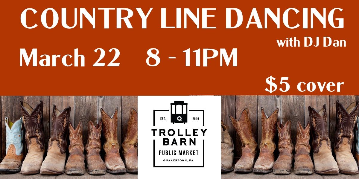 Line Dancing at the Trolley Barn Public Market - MARCH