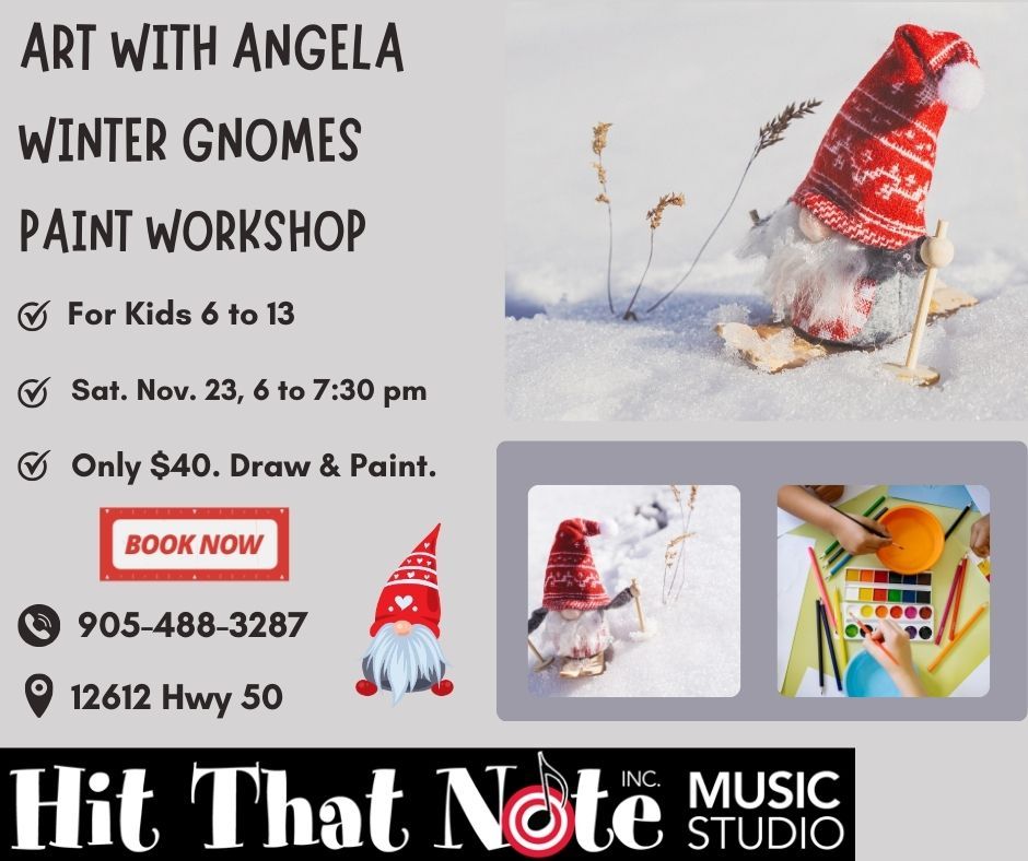 Winter Gnomes Paint Workshop