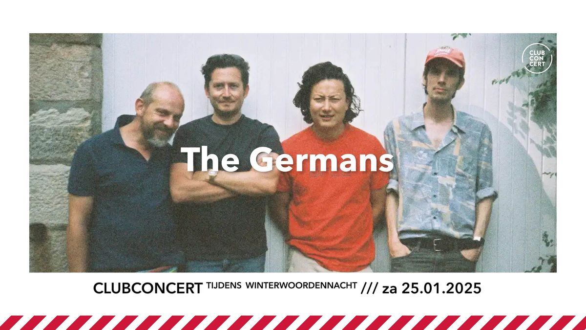 Clubconcert \u2605 The Germans + And They Spoke in Anthems op WinterWoordenNacht! 