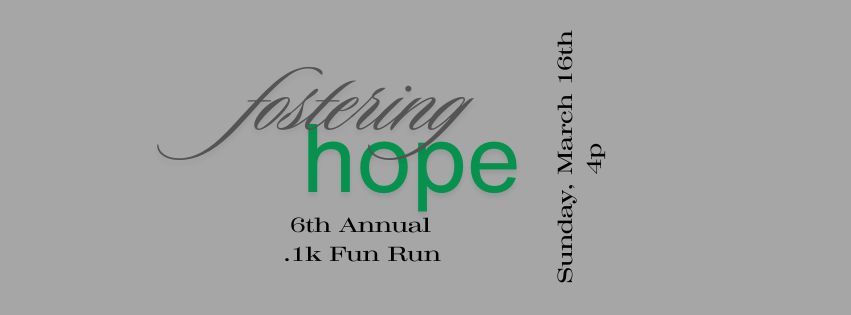 .1K Fun Run - Fostering Hope