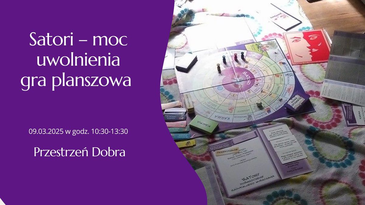 Satori \u2013 moc uwolnienia dla ka\u017cdej Kobiety gra planszowa 