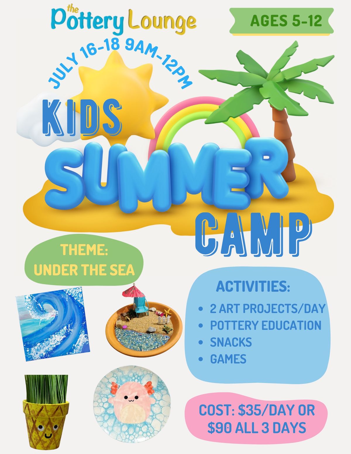 SUMMER POTTERY CAMP: UNDER THE SEA