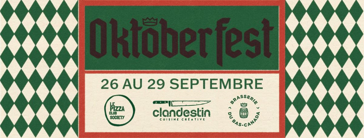 Oktoberfest et Release de Lagers - Brasserie du Bas-Canada