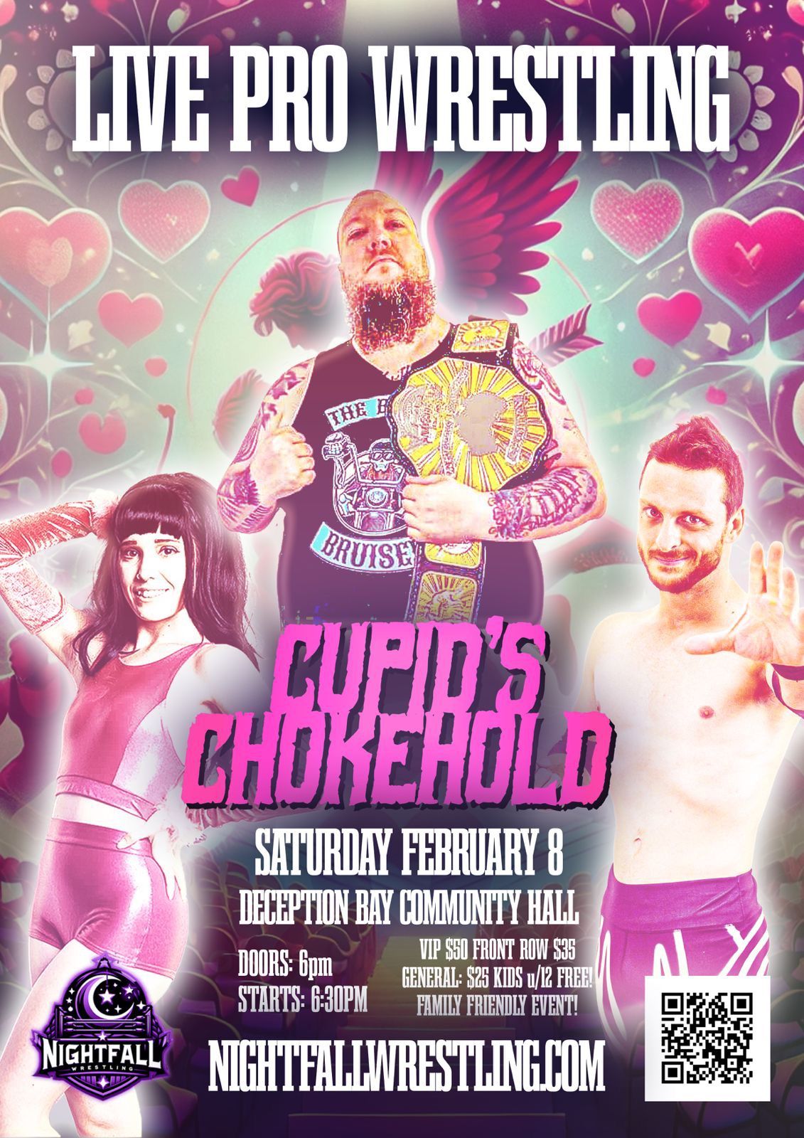 Nightfall Wrestling: Cupid\u2019s Chokehold