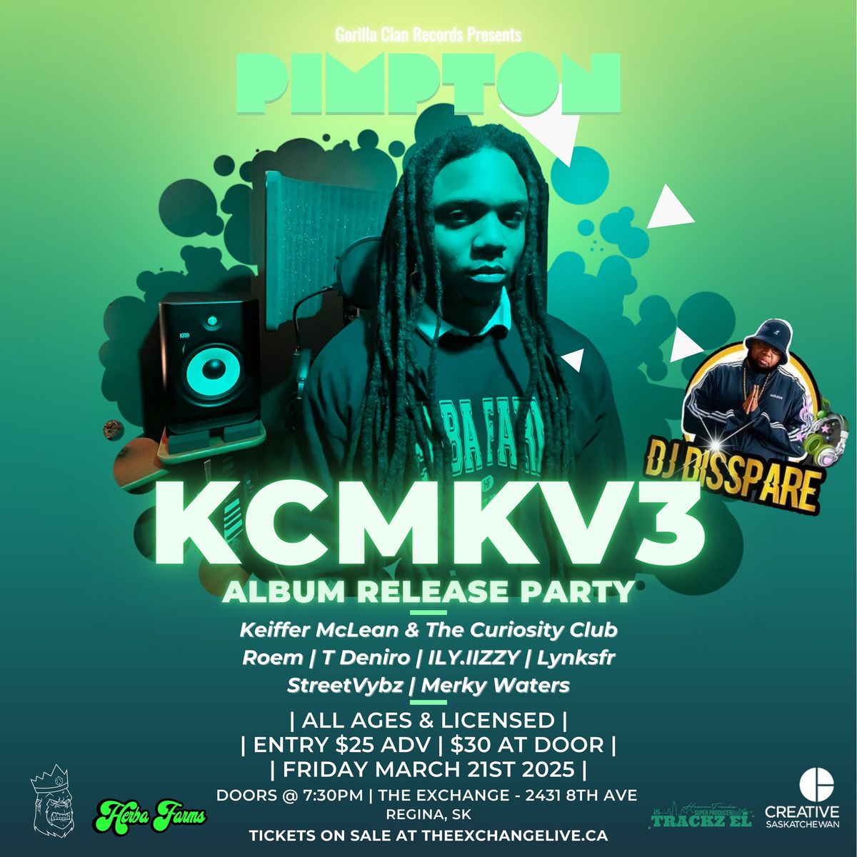 Pimpton - KCMKV3 Album release party