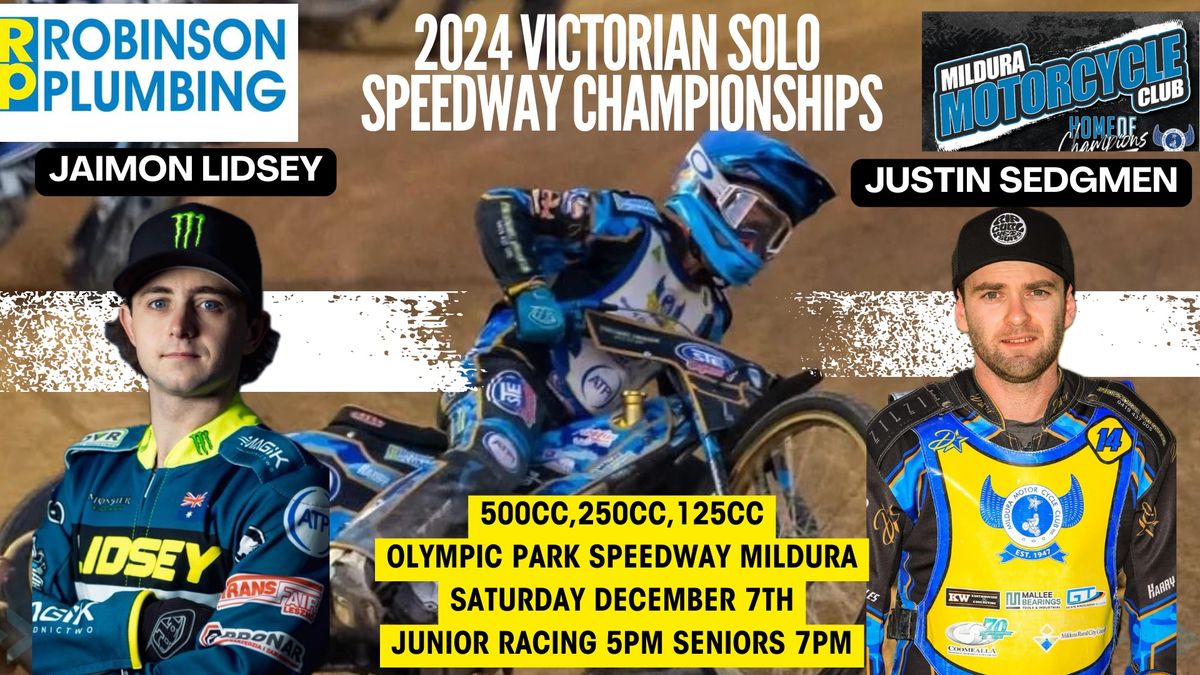 Victorian Solo Speedway Chanpionships