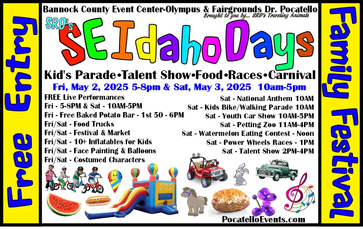 SE Idaho Days - Festival & Parade - Pocatello - Bannock County Event Center