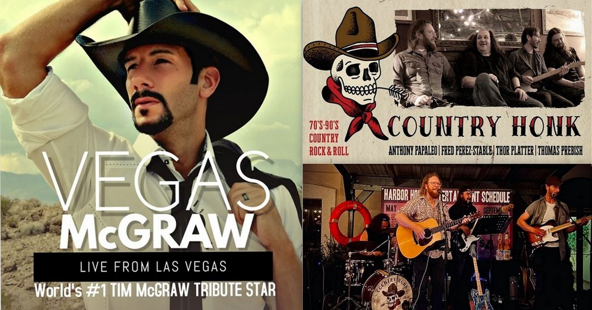 Vegas McGraw, Tim McGraw Tribute with Country Honk, 70's-90's Country Rock