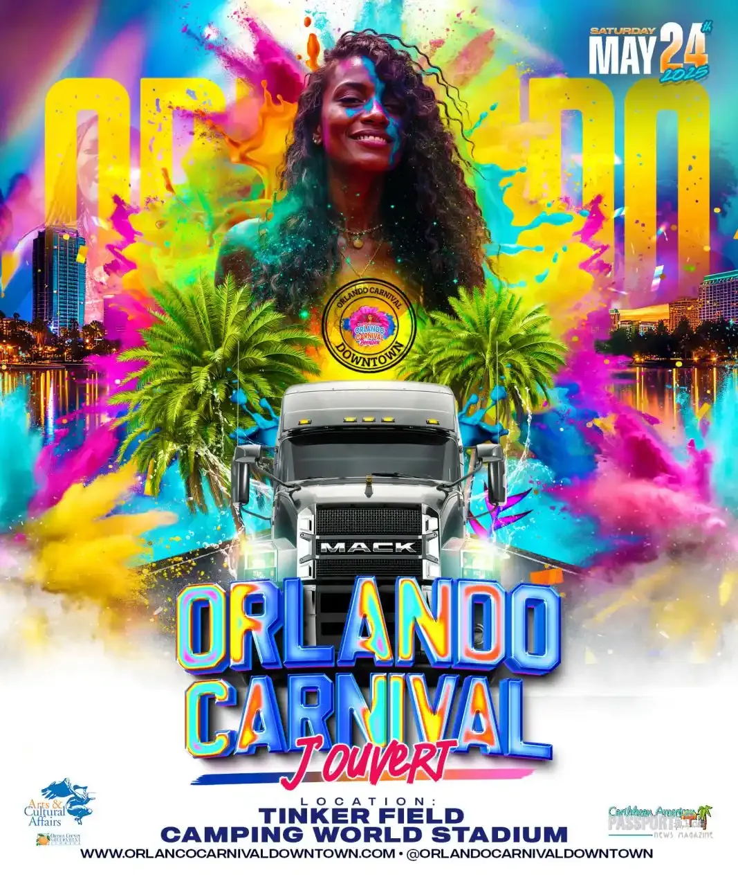 Orlando Carnival Downtown - Carnival On The Runway at Camping World Stadium