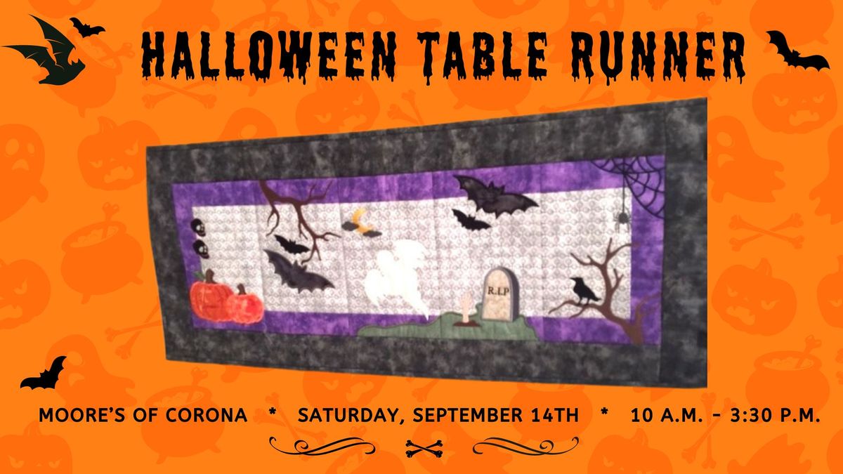 Halloween Table Runner! 