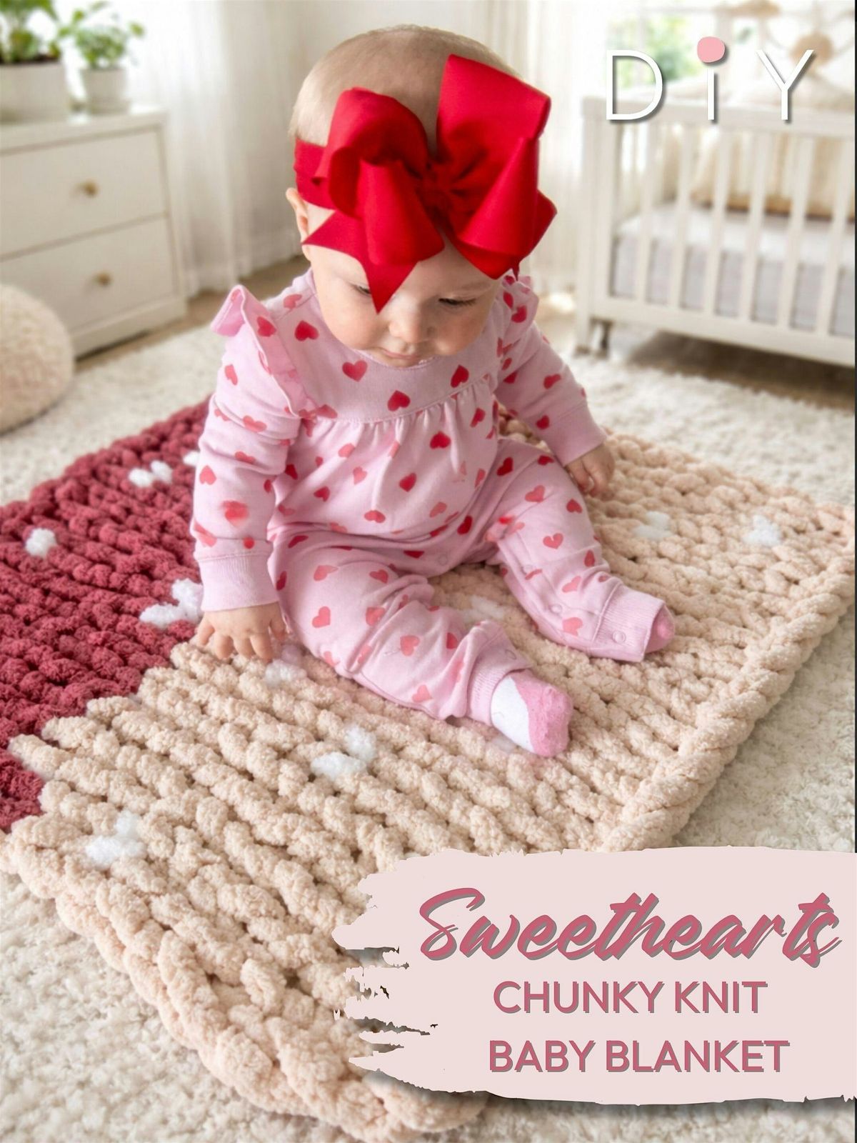 Chunky Knit Baby Blanket