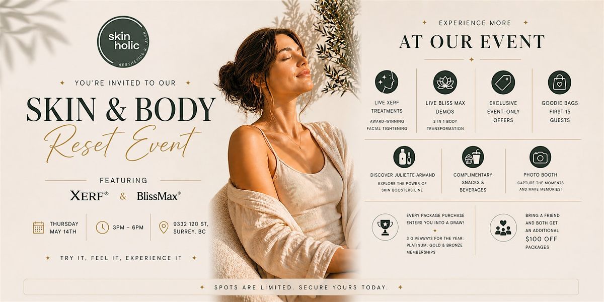 Skinholic Skin & Body Reset Event