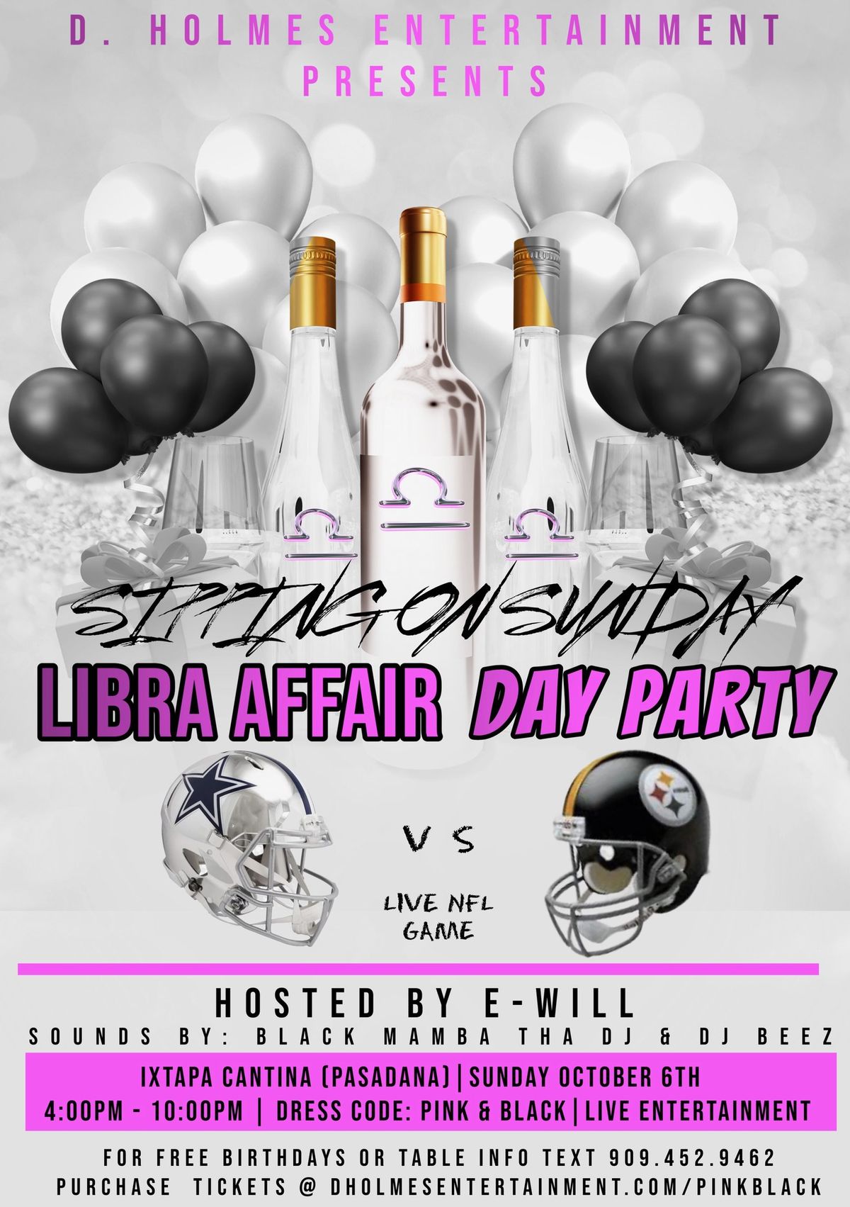 SIPPING ON SUNDAY LIBRA \u264e\ufe0f AFFAIR DAY PARTY 