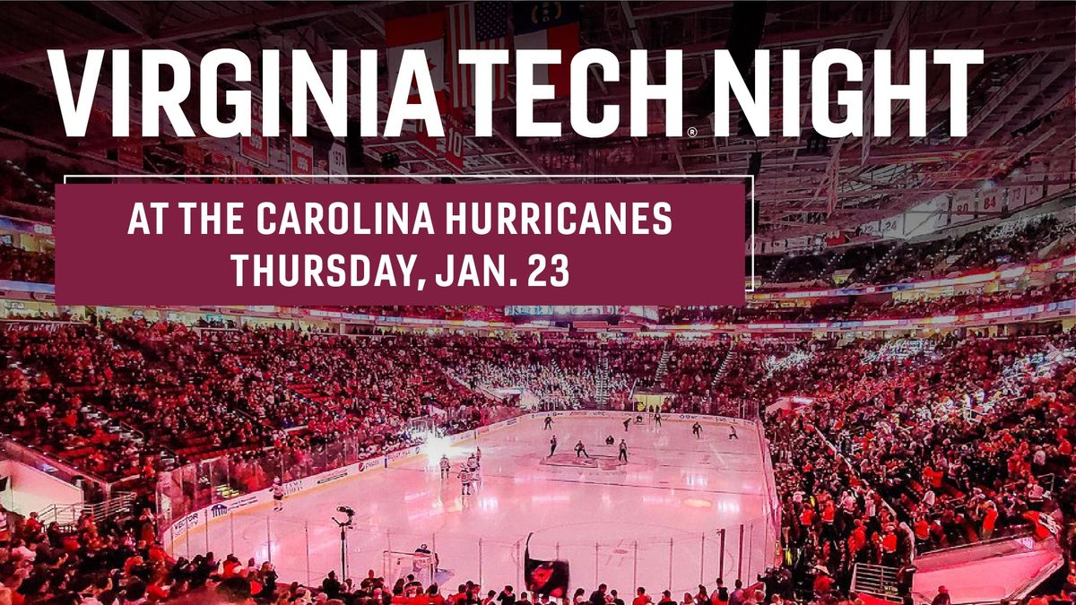 Virginia Tech Night at the Carolina Hurricanes