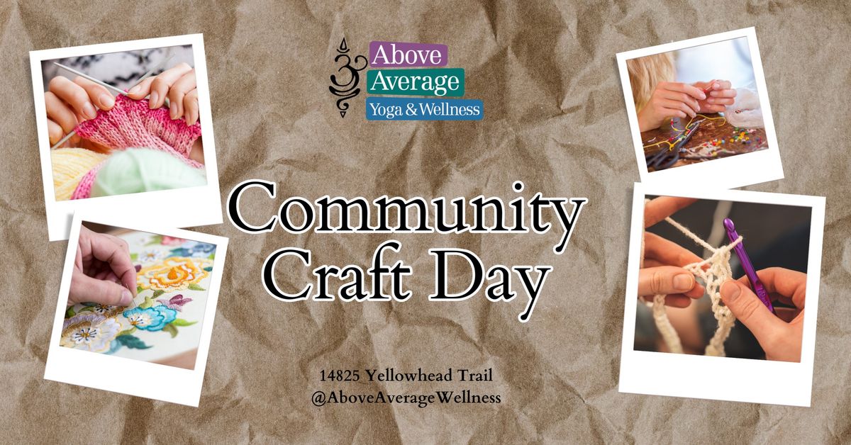 Community Craft Day: FREE Event