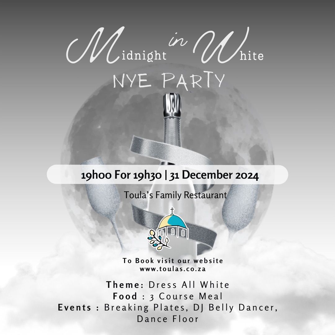 NYE Bash: Midnight in white! 