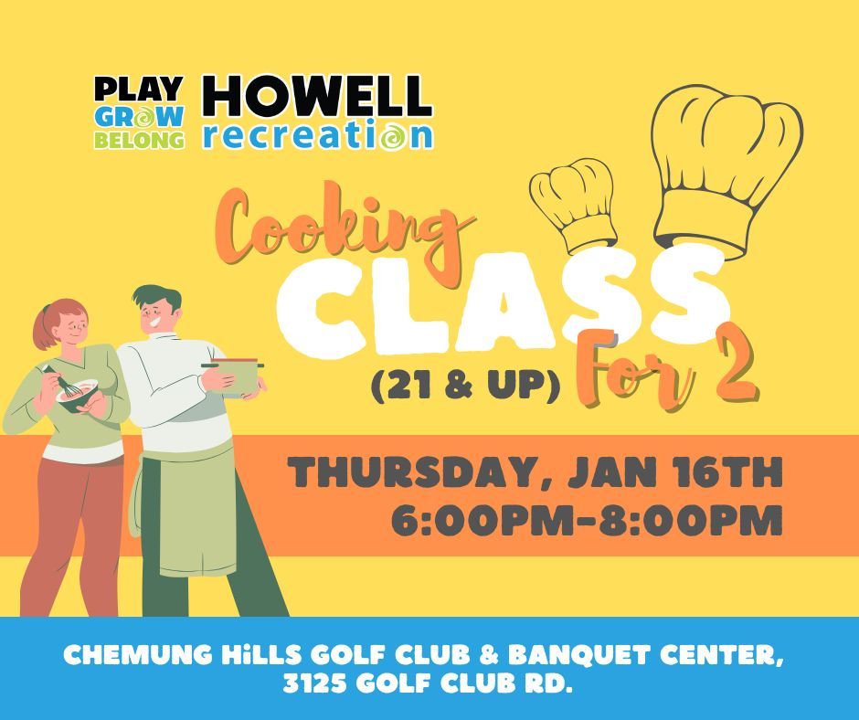 Cooking Class For 2 (21+)