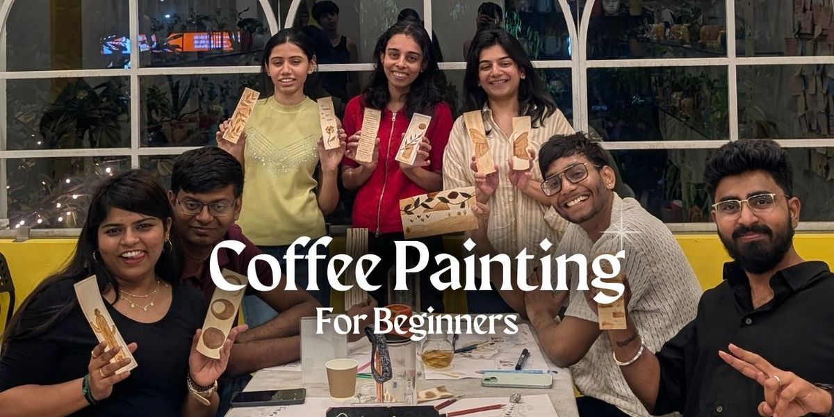 Coffee painting for beginners