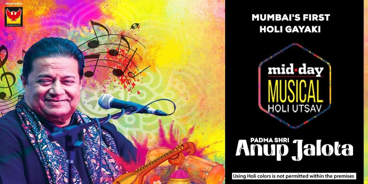 Mid day Musical Holi Utsav with Anup Jalota