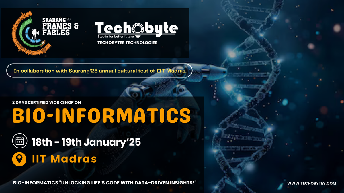 2 DAYS BIOINFORMATICS WORKSHOP AT IIT MADRAS