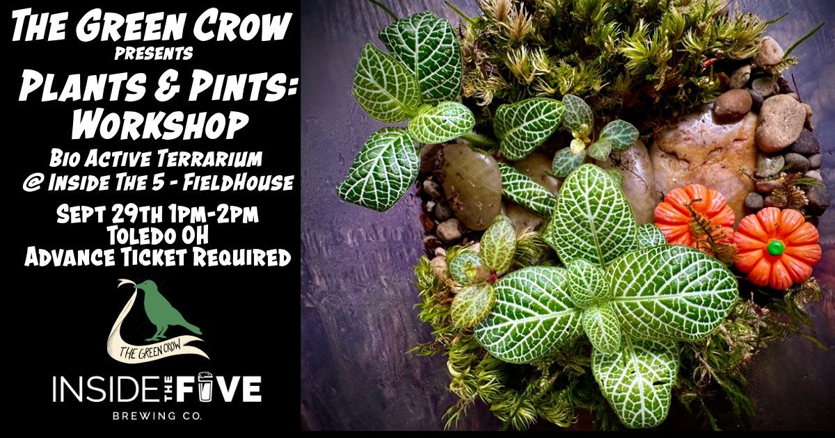 PLANTS & PINTS: WORKSHOP - Fall Terrariums @ Inside The Five Brewing Company