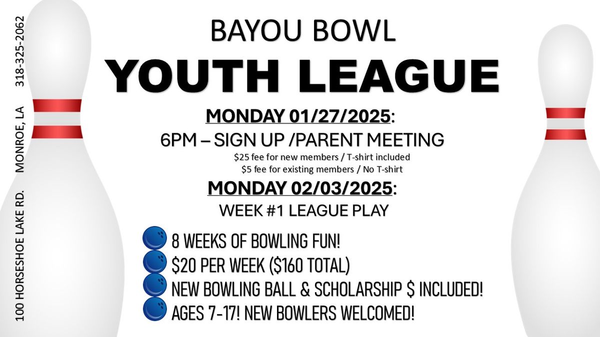 Bayou Bowl Youth League