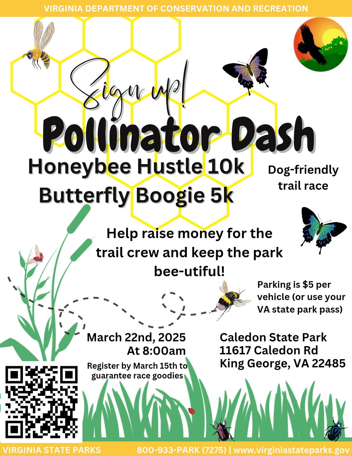 Pollinator Dash Trail Race Event Hosted by the Friends of Caledon