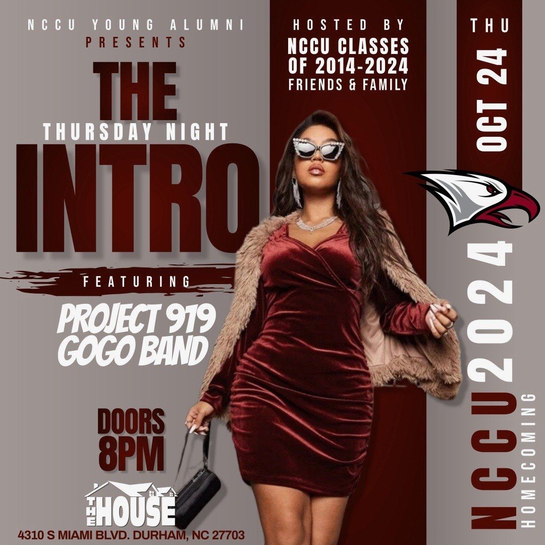  NCCU Young Alumni: The Thursday Night Intro ft. Project 919 GoGo Band