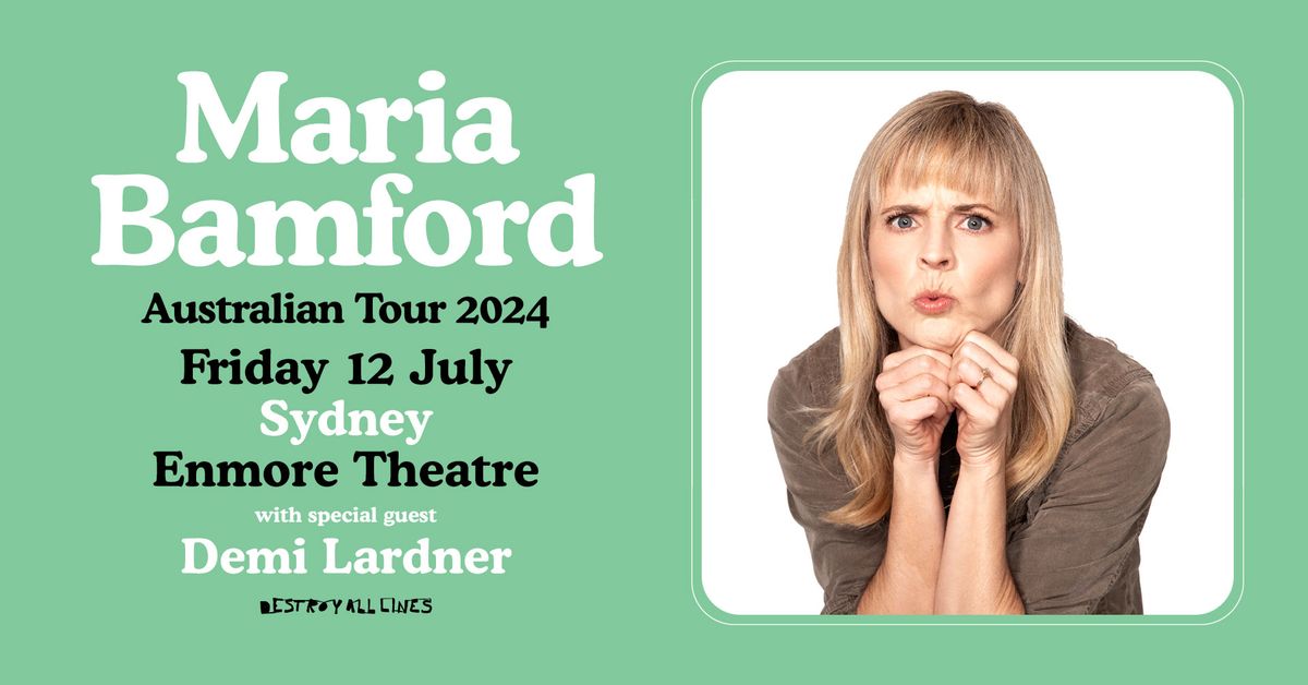 Maria Bamford \/\/ Sydney \/\/ Australian Tour July 2024 