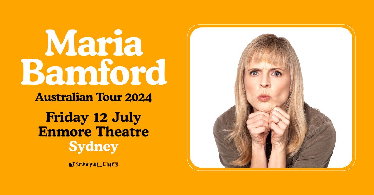 Maria Bamford \/\/ Sydney \/\/ Australian Tour July 2024 