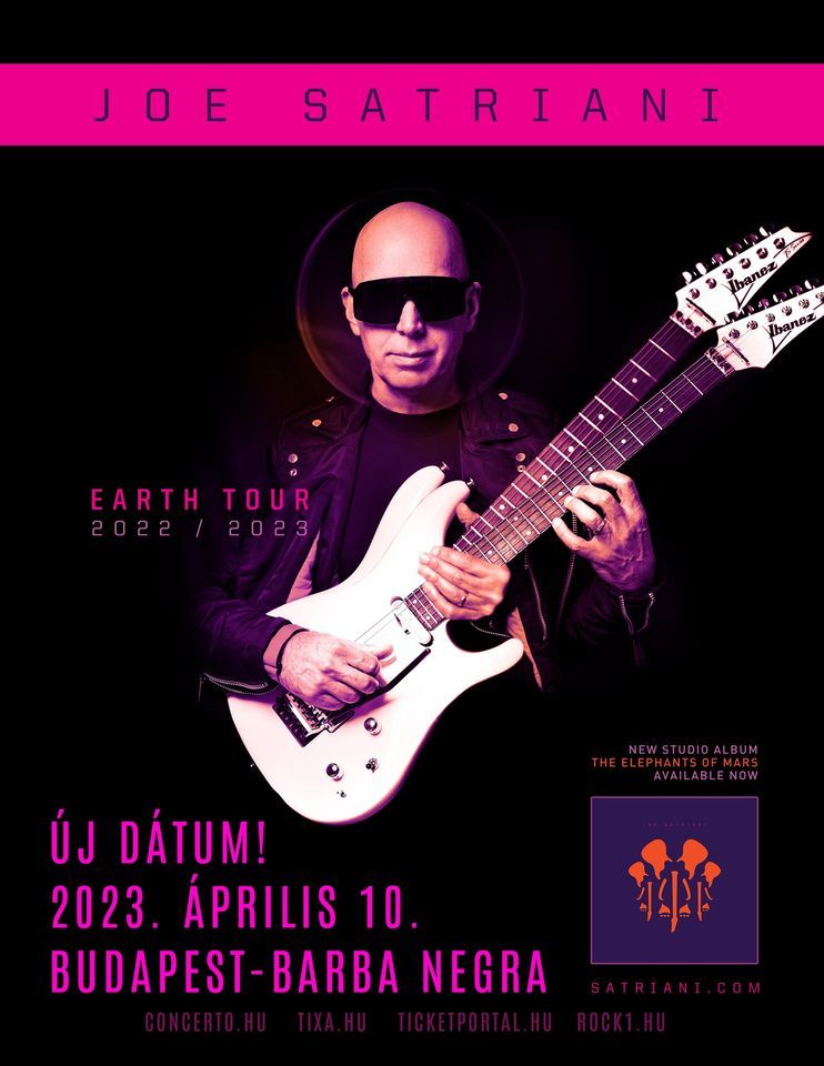 ? JOE SATRIANI - Earth Tour 2023 - Budapest - Barba Negra Red Stage
