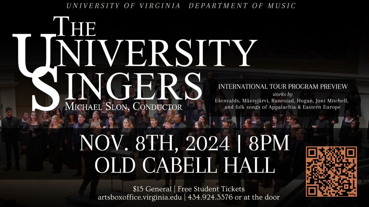 University Singers Fall 2024 Concert