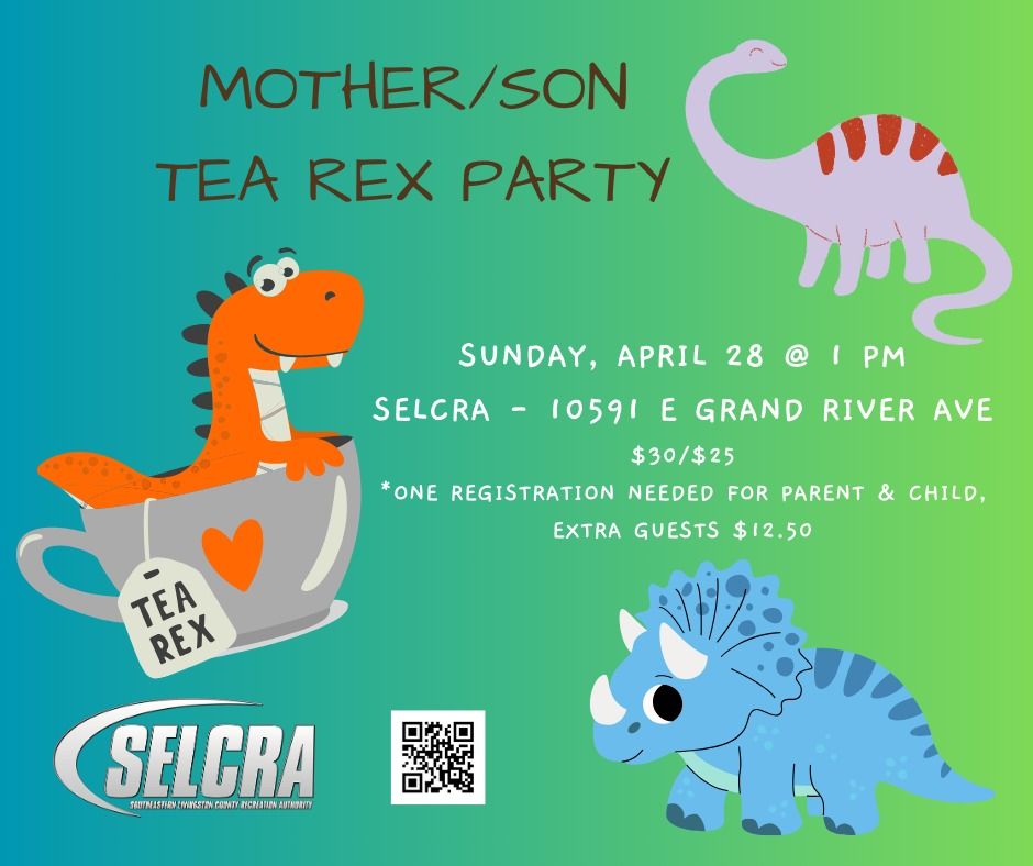 Mother Son Tea Rex Party