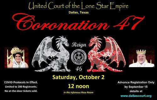 Coronation 47 - Dallas - In-Person Event