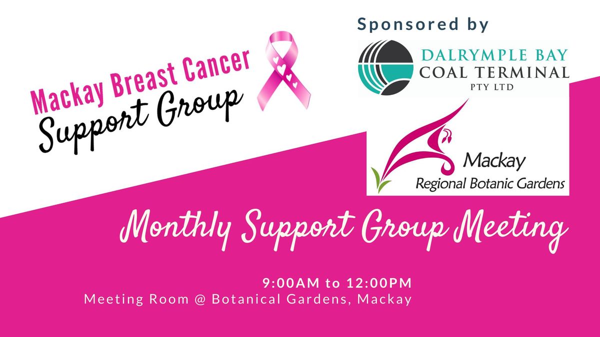 12th Oct: Monthly Support Group-9am