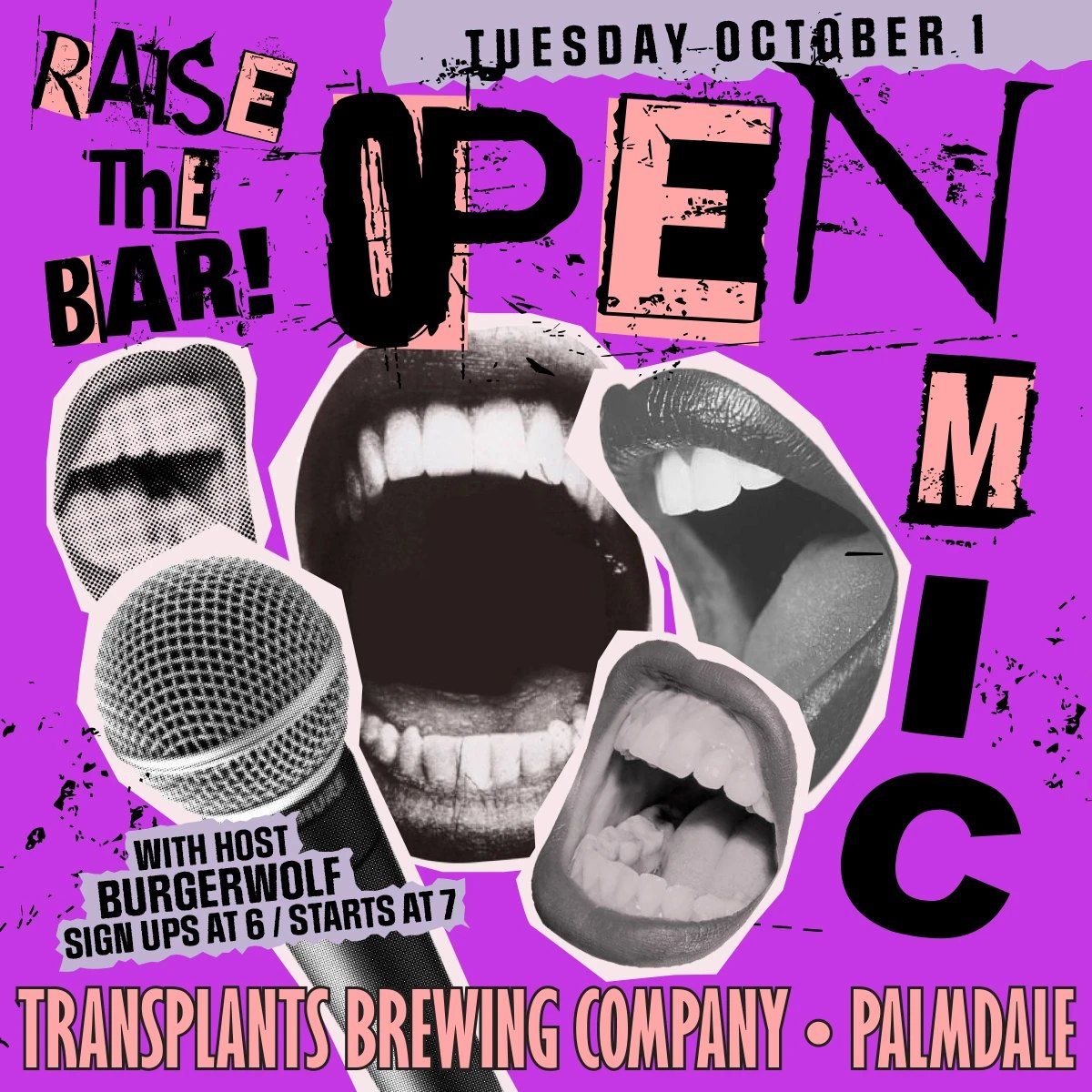 Raise The Bar: Open Mic Night 