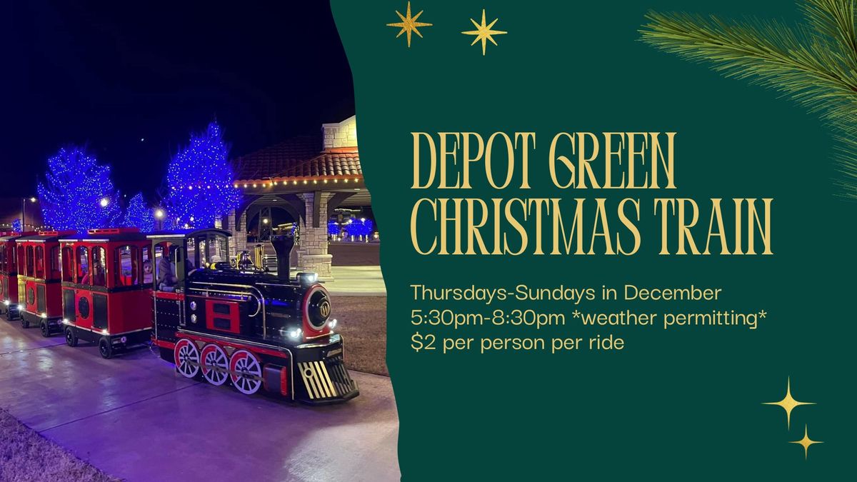 Depot Green Christmas Train