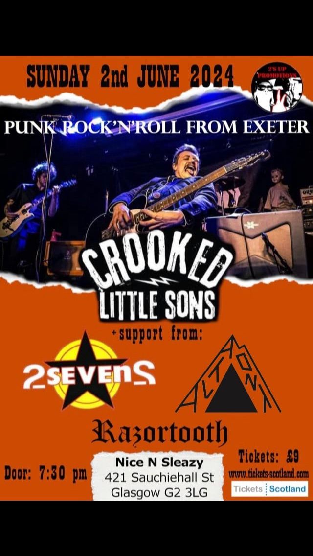 Crooked Little Sons + 2 Sevens + Razortooth + Altamont