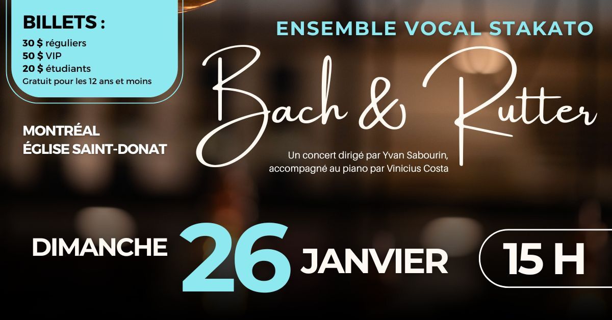 Concert Bach & Rutter