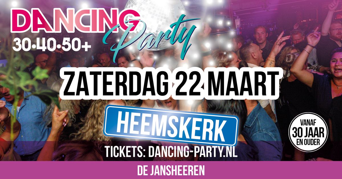 30\u202240\u202250+ Dancing Party Heemskerk!