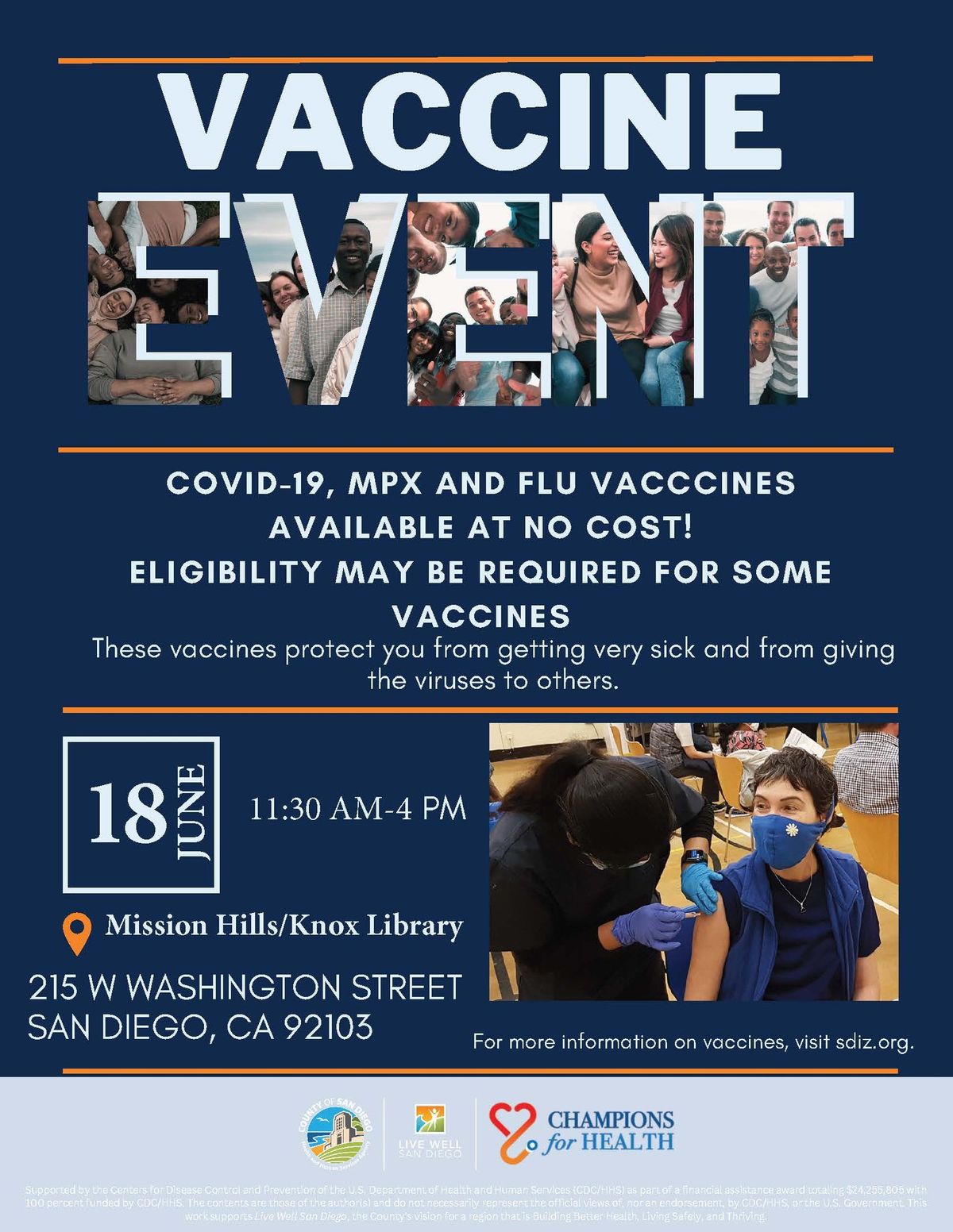 Free Vaccinations at the Library