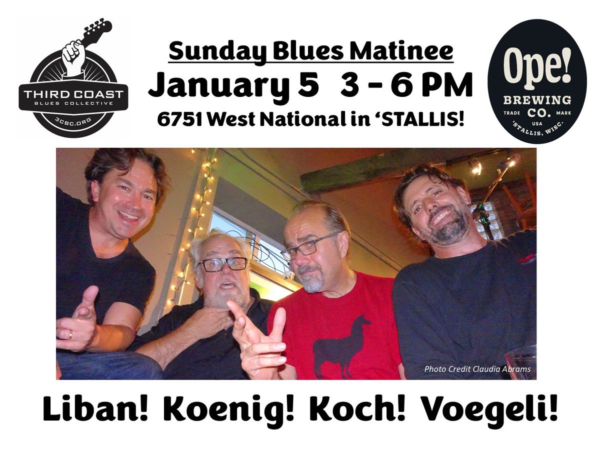 Third Coast Blues with Greg Koch & Jimmy Voegeli - Live @ Ope! Brewing Co.