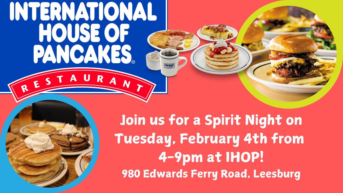 Spirit Night at IHOP