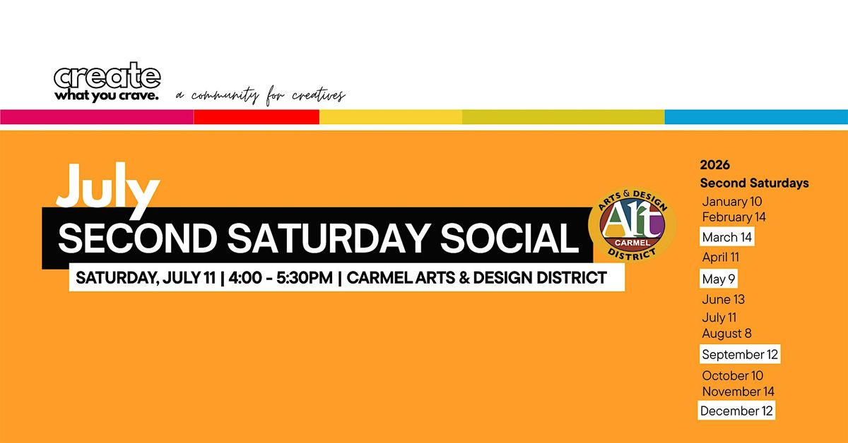 July Second Saturday Social - Creative Meetup